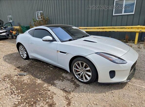 SAJDD1EV7JCK51373 2018 JAGUAR F-TYPE Белый Передняя левая четверть