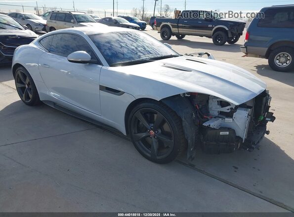 SAJDF1GV4JCK55209 2018 JAGUAR F-TYPE White Delantero derecho