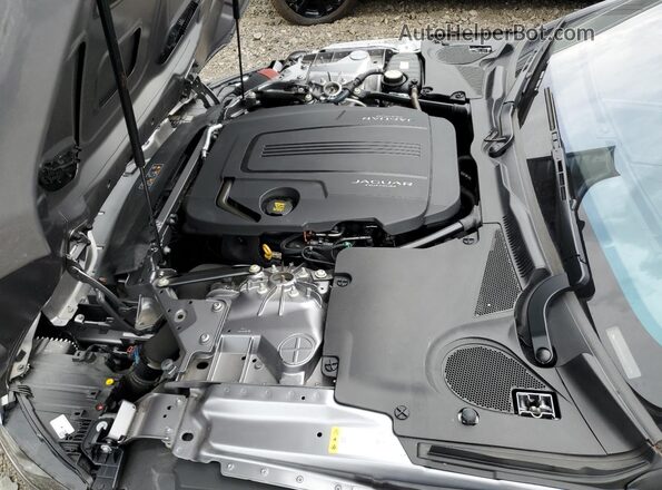 SAJDF5GX0MCK72375 2021 JAGUAR F-TYPE Серый Вид задней части салона