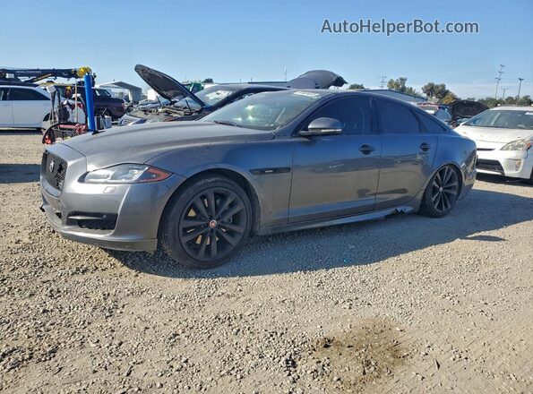 SAJWA1C71H8W12499 2017 JAGUAR XJ Gray Vista tres cuartos delantera izquierda