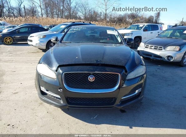 SAJWJ1CD3G8V94012 2016 JAGUAR XJ Black Widok zestawu wskaźników