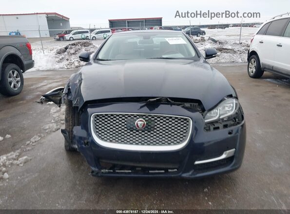SAJWJ2GD0H8W03928 2017 JAGUAR XJ Blue ხელსაწყოთა პანელის ხედი