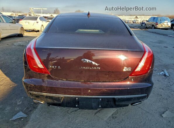 SAJWJ2GD3G8V99663 2016 JAGUAR XJL Burgundy Widok z tyłu