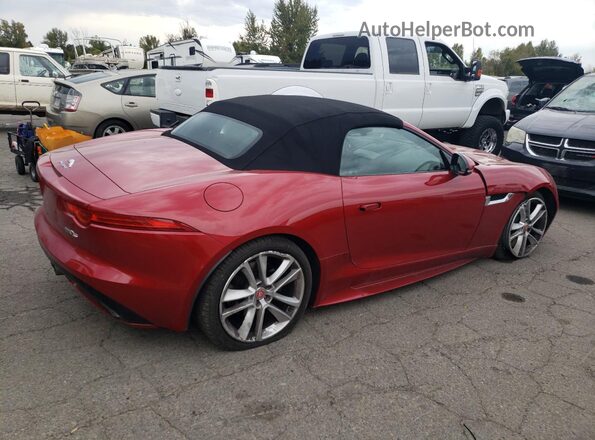 SAJWJ6FV8H8K41297 2017 JAGUAR F-TYPE Красный Задняя правая четверть