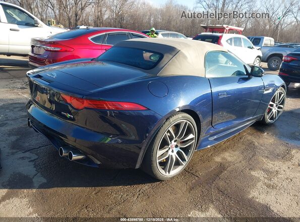 SAJWJ6HL3HMK45552 2017 JAGUAR F-TYPE Синий Задняя правая четверть