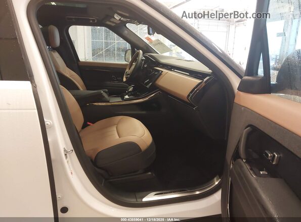 SAL119E90SA445955 2025 LAND ROVER RANGE ROVER SPORT White Widok wnętrza z przodu