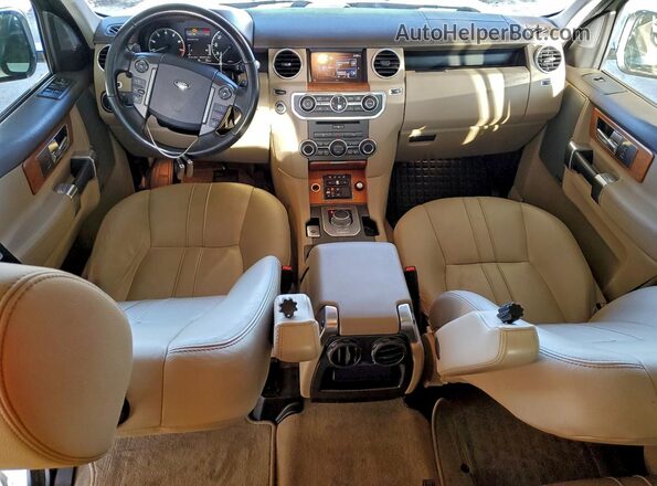 SALAG2V63GA788956 2016 LAND ROVER LR4 White Widok deski rozdzielczej