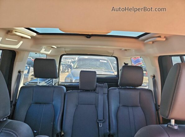 SALAG2V64GA840949 2016 LAND ROVER LR4 Black უკანა სავარძლების ხედი
