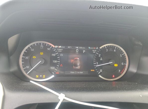 SALCJ2FX7MH882939 2021 LAND ROVER DISCOVERY White Вид щитка приладів