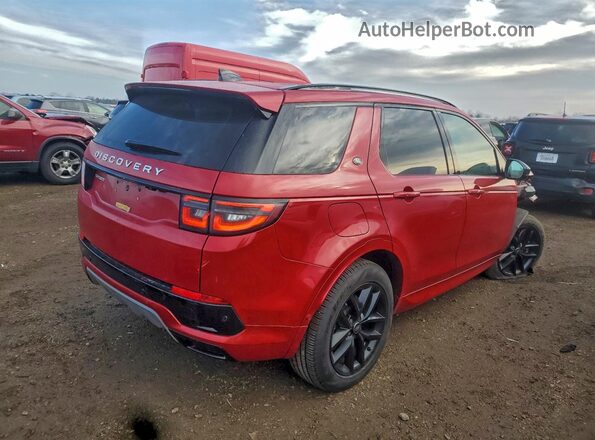 SALCJ2FX9RH342337 2024 LAND ROVER DISCOVERY Красный Задняя правая четверть