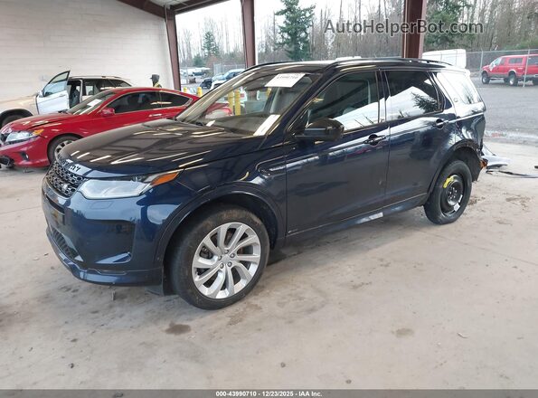 SALCL2FX9MH884296 2021 LAND ROVER DISCOVERY SPORT Blue Vista tres cuartos delantera izquierda