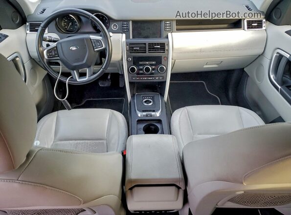SALCP2BG0GH579381 2016 LAND ROVER DISCOVERY Blue Dashboard view