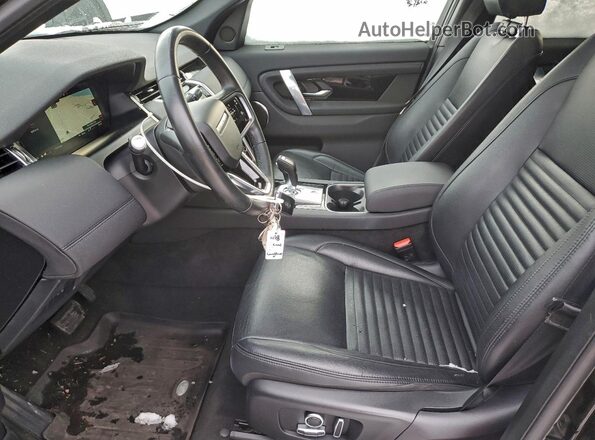 SALCP2FX1NH905941 2022 LAND ROVER DISCOVERY Black წინა სალონის ხედი