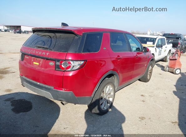 SALCP2FX2KH829271 2019 LAND ROVER DISCOVERY SPORT Red Задня права чверть