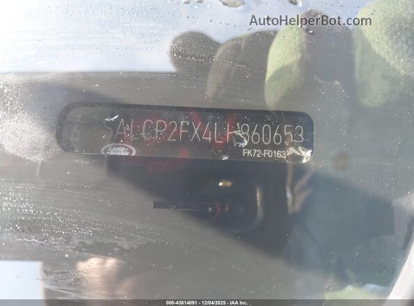 SALCP2FX4LH860653 2020 LAND ROVER DISCOVERY SPORT Black Engine compartment view