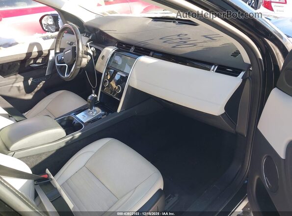 SALCP2FX5MH883604 2021 LAND ROVER DISCOVERY SPORT Black Widok wnętrza z przodu