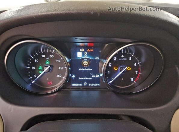 SALCR2FX2KH823125 2019 LAND ROVER DISCOVERY Черный Вид щитка приборов
