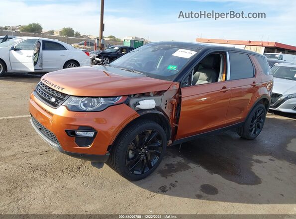 SALCT2FX1KH787817 2019 LAND ROVER DISCOVERY SPORT Оранжевый Вид спереди