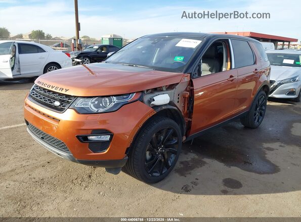 SALCT2FX1KH787817 2019 LAND ROVER DISCOVERY SPORT Оранжевый Передняя левая четверть