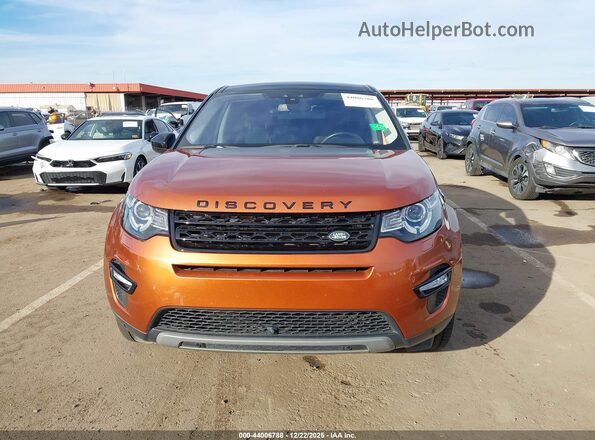 SALCT2FX1KH787817 2019 LAND ROVER DISCOVERY SPORT Оранжевый Вид задней части салона