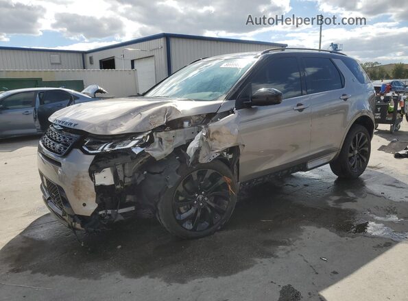 SALCT2FX5NH909874 2022 LAND ROVER DISCOVERY Tan Front left