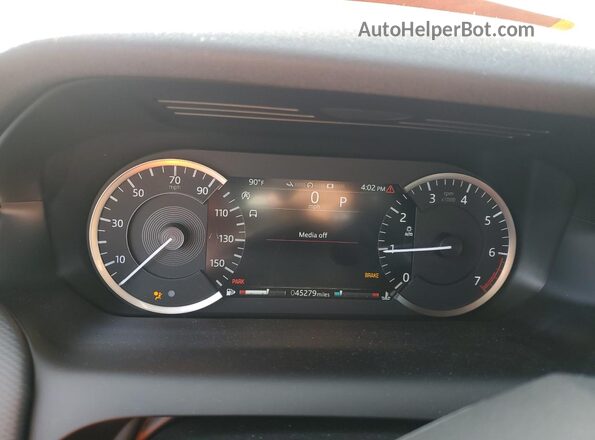 SALCT2FX7LH864028 2020 LAND ROVER DISCOVERY Black ხელსაწყოთა პანელის ხედი