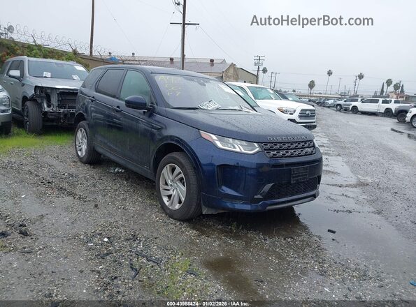 SALCT2FXXLH834067 2020 LAND ROVER DISCOVERY SPORT Синий Передняя правая четверть