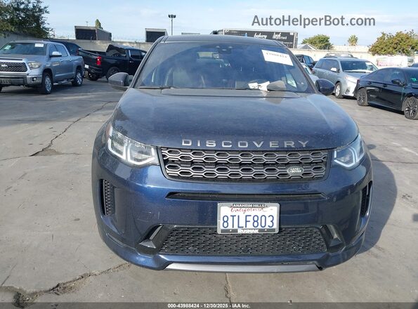 SALCT2FXXLH834067 2020 LAND ROVER DISCOVERY SPORT Синий Вид задней части салона