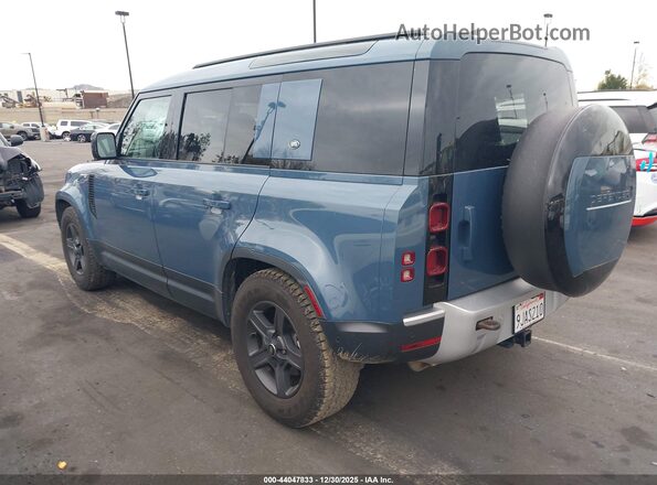 SALEJ7EX3P2220838 2023 LAND ROVER DEFENDER Синий Задняя левая четверть