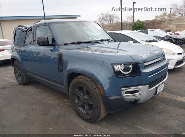 SALEJ7EX3P2220838 2023 LAND ROVER DEFENDER Синий Передняя правая четверть