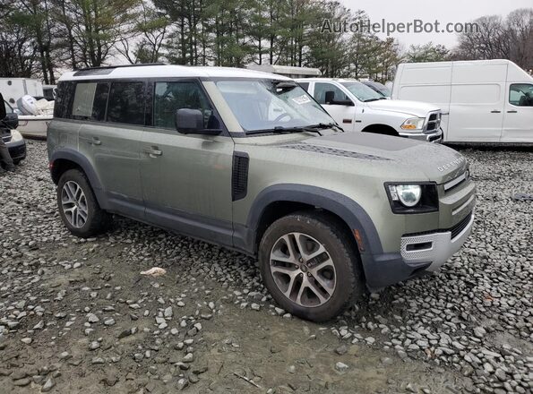 SALEK7EX2L2008777 2020 LAND ROVER DEFENDER Зеленый Передняя правая четверть