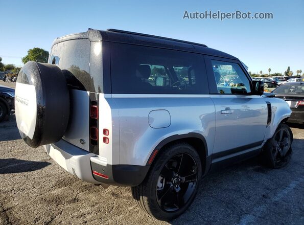 SALEP6EU7P2239584 2023 LAND ROVER DEFENDER Серебряный Задняя правая четверть