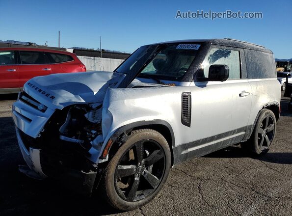 SALEP6EU7P2239584 2023 LAND ROVER DEFENDER Серебряный Передняя левая четверть