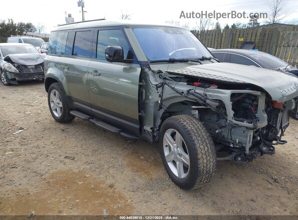 SALEP7RU3N2105488 2022 LAND ROVER DEFENDER Зеленый Передняя правая четверть