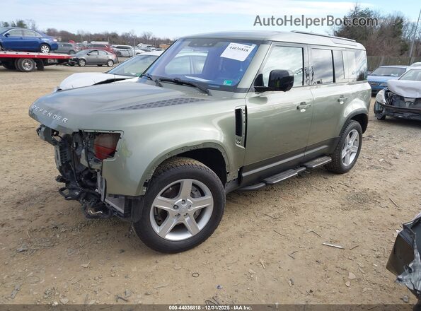 SALEP7RU3N2105488 2022 LAND ROVER DEFENDER Зеленый Передняя левая четверть