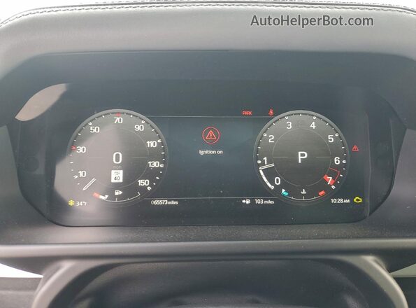 SALEPFEU4P2171647 2023 LAND ROVER DEFENDER Gray ხელსაწყოთა პანელის ხედი