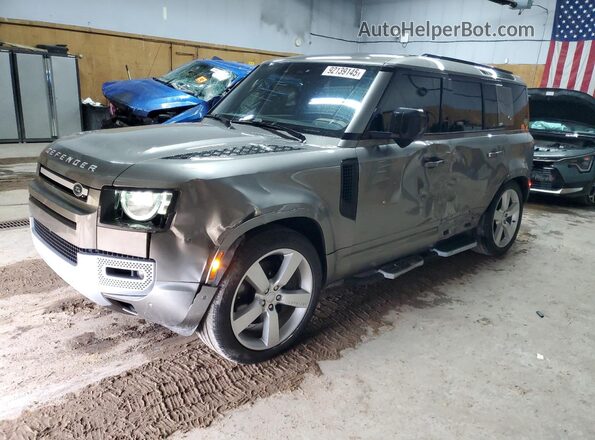SALEWERU2N2102959 2022 LAND ROVER DEFENDER Gray Przód lewy