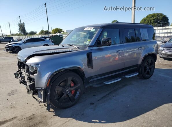 SALEXEEU8L2029189 2020 LAND ROVER DEFENDER Gray Przód lewy