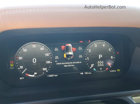 SALEXFEU3R2347901 2024 LAND ROVER DEFENDER Black ხელსაწყოთა პანელის ხედი