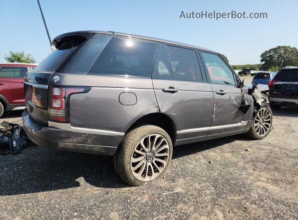SALGS2EF8GA247555 2016 LAND ROVER RANGE Серый Задняя правая четверть