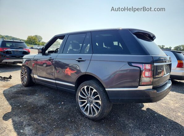 SALGS2EF8GA247555 2016 LAND ROVER RANGE Серый Задняя левая четверть