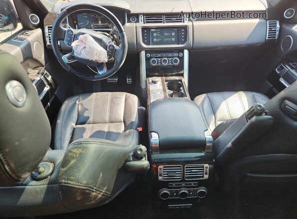 SALGS2EF8GA247555 2016 LAND ROVER RANGE Серый Вид панели приборов
