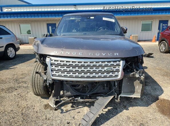 SALGS2EF8GA247555 2016 LAND ROVER RANGE Серый Вид спереди