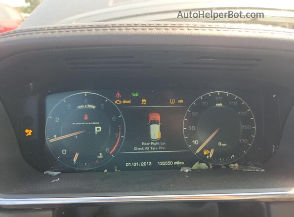 SALGS2EF8GA247555 2016 LAND ROVER RANGE Серый Вид щитка приборов