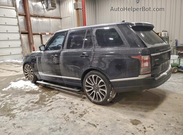 SALGS2EF9GA261156 2016 LAND ROVER RANGE ROVER Черный Задняя правая четверть
