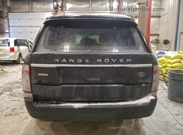 SALGS2EF9GA261156 2016 LAND ROVER RANGE ROVER Черный Вид салона спереди