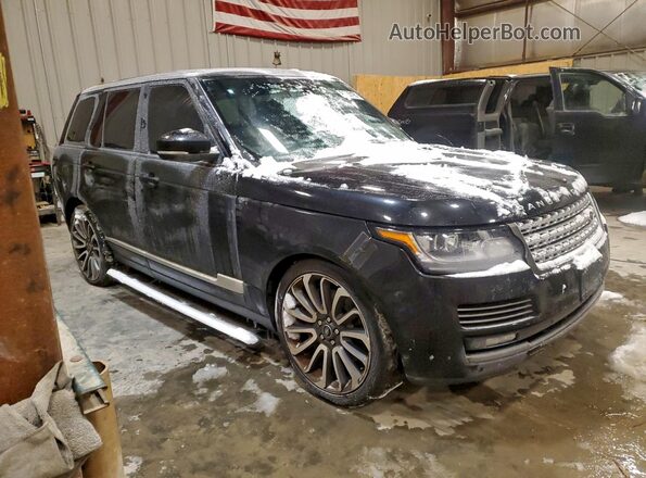 SALGS2EF9GA261156 2016 LAND ROVER RANGE ROVER Черный Вид спереди