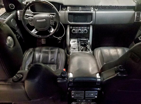 SALGS2EF9GA261156 2016 LAND ROVER RANGE ROVER Черный Вид щитка приборов