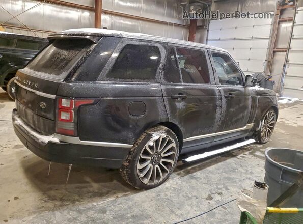 SALGS2EF9GA261156 2016 LAND ROVER RANGE ROVER Черный Передняя правая четверть