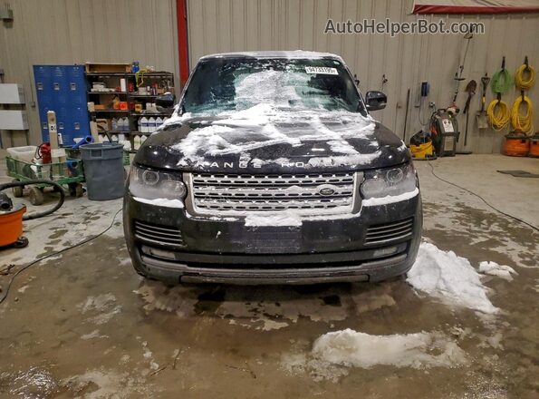 SALGS2EF9GA261156 2016 LAND ROVER RANGE ROVER Черный Вид сзади